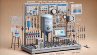 Лабораторный стенд «Автоматическое управление расходом, давлением и уровнем жидкости»